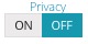 FPA toolbar - Privacy Options